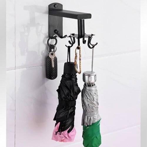 Kitchen Storage Rack Rotating Hook Wall Hanging Hook Clothes Hanging Rack Holder Kitchen Organizer Wall Hanger Hook