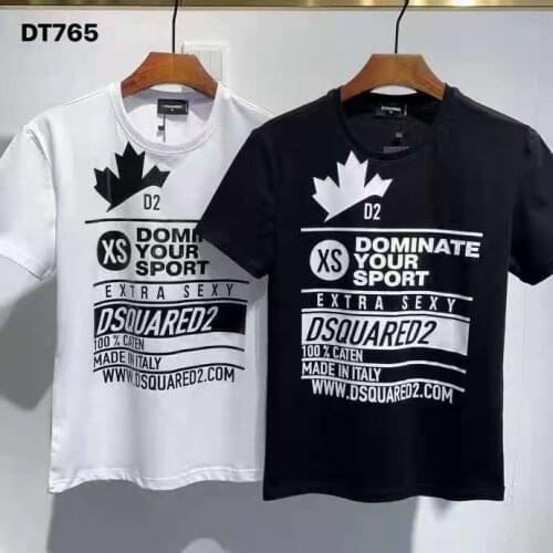 2021 Summer DSQ2 High Street Personality Printing Trendy Brand Mens T-Shirt DT765