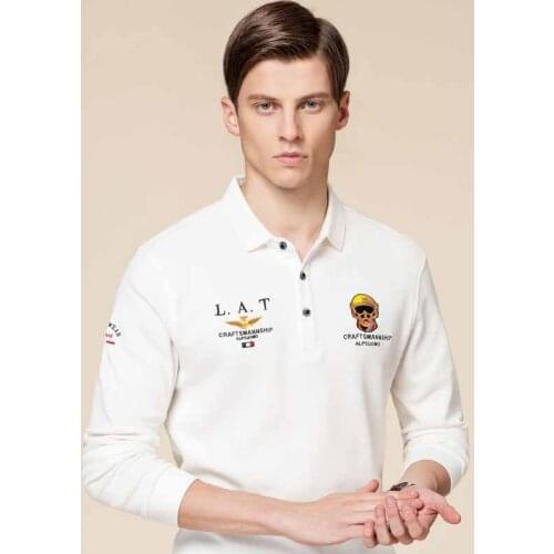 Mens Long sleeve polo shirt New Arrival poloshirts YP8937