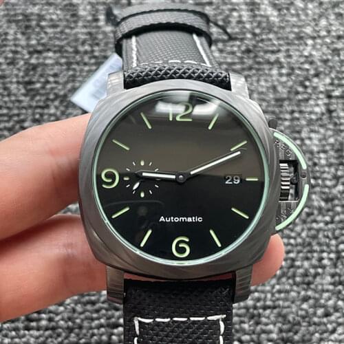 Nh36 Sterile dial Watch dial new C3 luminous modified watch literal skx007 small millimeter 28.5mm abalone nh36 universal