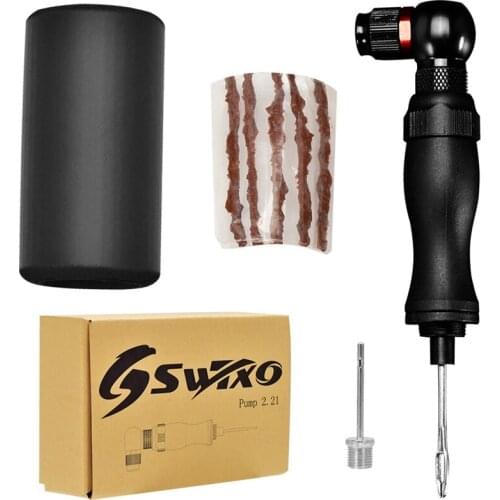 SWTXO Tubeless Bike Tire Repair Kit for Mountain and Road Bike Tire Punctures,Maintain Tool Set