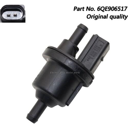 New 6QE906517 Vapor Canister Purge Solenoid Valve for VW Jetta Golf Beetle AUDI A3 A4 1C0906517A 6Q0906517A 058133517B