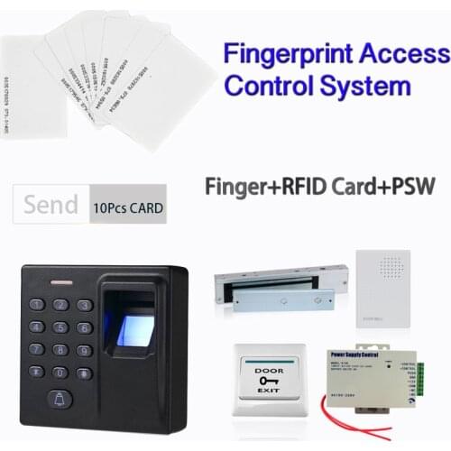 Gate opener Security Door Lock Power Supply control Building access control porton electrico Finger for Biometric Scanner