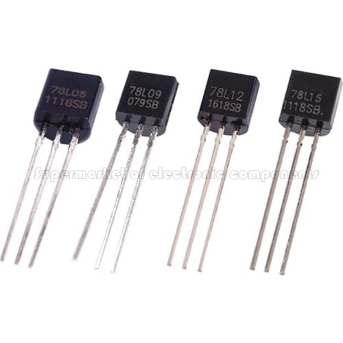 50PCS 78L05 78L06 78L08 78L09 78L12 78L15 78L33 TO-92 TO92 Transistor