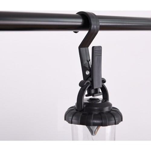 4pcs Shine Trip Outdoor Camp Tent Clamp Hook Anti-slip Snap Clips Tighten Tools Outdoor Hiking Classic Accessaries Supplies