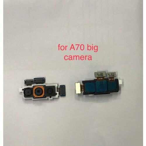 1pcs Back big Main Rear Camera front camera Module Flex Cable For Samsung Galaxy A70 A705F Back Main Flex Cable Replace Part