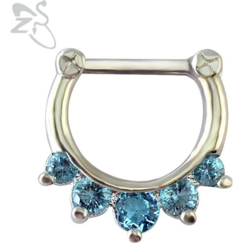 16g Septum piercing real hoop nose piercing jewelry nose ring clip septum piercing clicker septum nose ring piercing de nariz