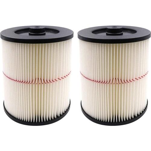 2Pack Filter for Vac Filter Craftsman 17816, 9-17816 Replacement Wet Dry Vac Air Filter for Shop Vacuum Cleaner Parts