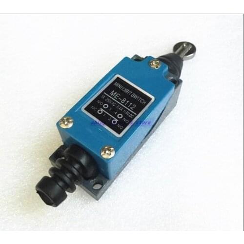 2pcs/Lot ME-8112 DPST Parallel Roller Plunger Pushbutton Momentary Limit Switch 5A 250VAC 0.4A 115VDC Brand New