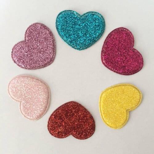 40pcs 24mm Embossed Heart Flatback Child Scrapbook Craft/wedding Decorate DIY Craft A78A