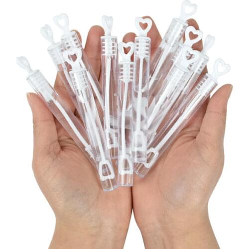 48/50pcs/set Empty Bubble Soap Bottles Bubble Bottle Wedding Party Decoration Baby Shower Bubble maker Kid Outdoor Bubble Toy