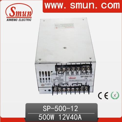 500W 12V With PFC Single Output Switching Power Supply With CE ROHS From China Supplier Industrial And Led Used