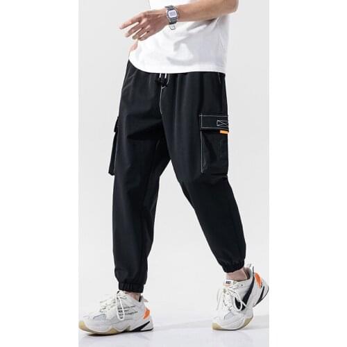 Cargo Pants Hip Hop Joggers Pants Tracksuit Male Trousers Mens Elastic Waist Streetwear Sport Pants for Man Sweatpant 2020