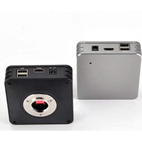 Full HD 1080P 60FPS Sony Sensor Industrial Electronic Video Microscope Camera HDMI Magnifier USB Disk Storage Capture Image