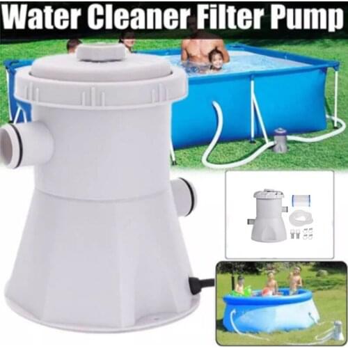EU/US/UK 110-240V Electric Swimming Pool Filter Pump For Above Ground Pools Cleaning Tool Pool Pump,Paddling Pool Pump Water