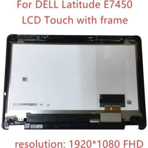FHD LCD touch Screen assembly Digitizer replacement 14" For Dell Latitude E7450 laptop VR9H2 0VR9H2