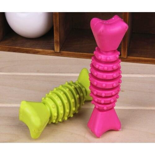 Pet Toys Chew Dog Toys Teddy Puppy Health Chew Interactive Rubber Pacifier Bones Molar Clean The Teeth Funny Games