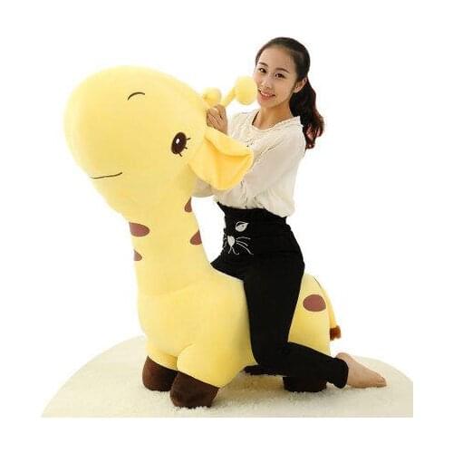 Creative toy cartoon spotted graiffe plush toy graiffe doll soft pillow large 80 cm, birthday gift x165