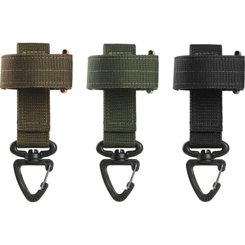 Multi-purpose Glove Hook Military Fan Outdoor Tactical Gloves Climbing Rope Storage Buckle Adjust Camping Glove Hanging Buckle