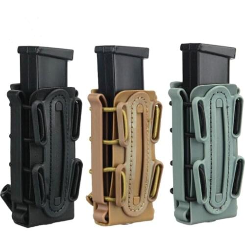 2018 NEW 9mm Molle Pistol Mag Militaire Magazine Pouch Emersongear Holster Fastmag Riemclip