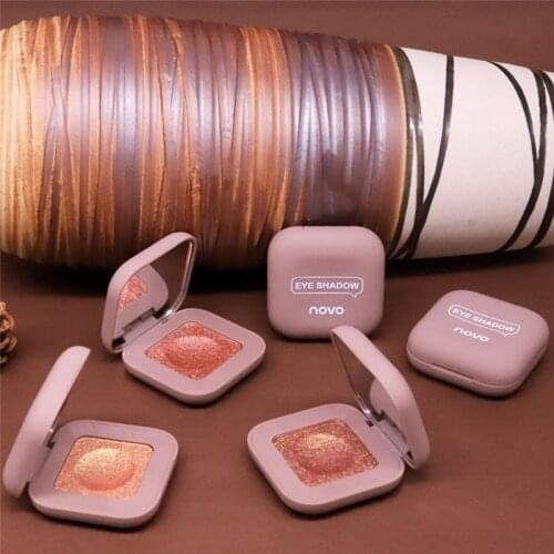 10 Color Novo Glitter Eyeshadow Makeup Palette Eye Shadow Palette Shine Polarize Eyeshadow Sparkling Duochrome Pigment Cosmetics