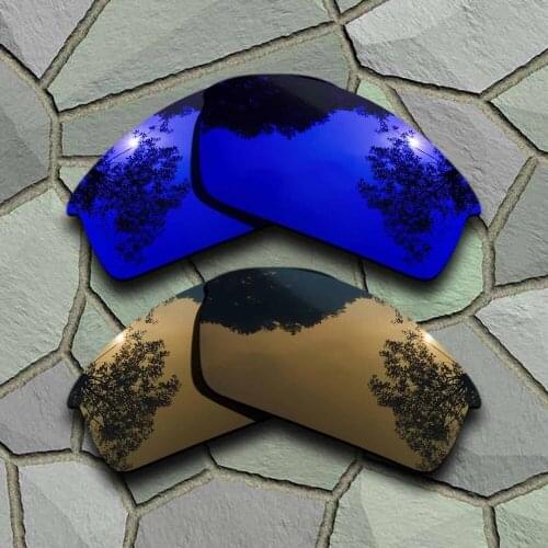 Violet Blue&Bronze Copper Sunglasses Polarized Replacement Lenses for Oakley Bottlecap