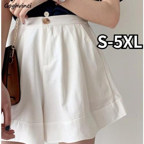 Shorts Women Pockets Folds Fashion Casual Ulzzang Chic Loose Cool Girls Ladies Elegant Students Tender Stylish Streetwear Newest