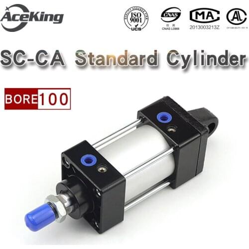 SC-CA SC100 standard cylinder SC100X25X50X75X100X125X150X175X200X250X300X400X500S single ear base CB accessory with CA bracket