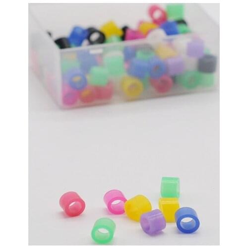 Dental Color Code Rings 100 Pcs/Box Universal Silicone Instrument For Dentistry Clinic