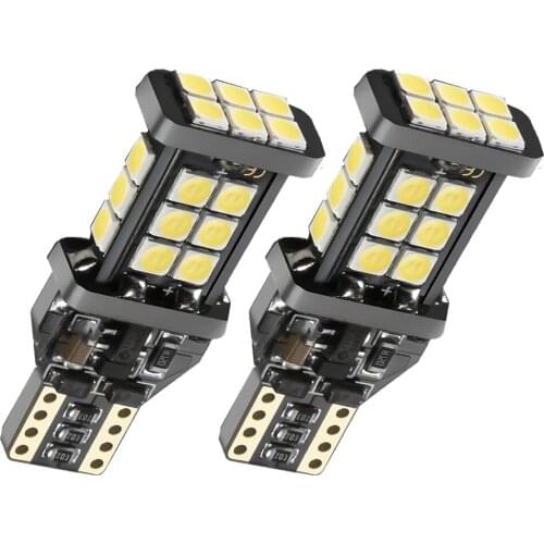 2Pcs 1200Lm T15 W16W LED Canbus Bulbs LED Car Backup Reverse Lights for Toyota C-HR Corolla Rav4 Yaris Avensis Camry CHR Auris