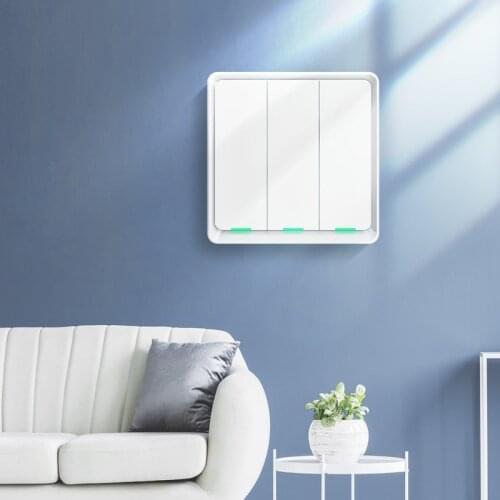 Tuya Bluetooth Smart Light Switch Neutral Wire Required Sigmesh Multi-control Smart Life App Works with Alexa Google home