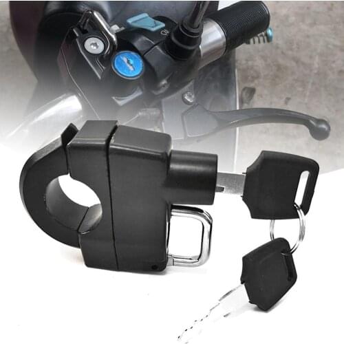 For HONDA VT 400 600 750 1100 1300 C/DC/RS SHADOW VTX 1800 1300 C/R/S/T/F/N/CX 25mm Handlebar Universal Helmet Lock