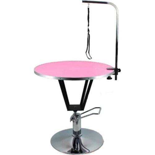 Top Quality Stable Round Base Massage Beauty Pet Grooming Table, Dog Grooming Hydraulic Table