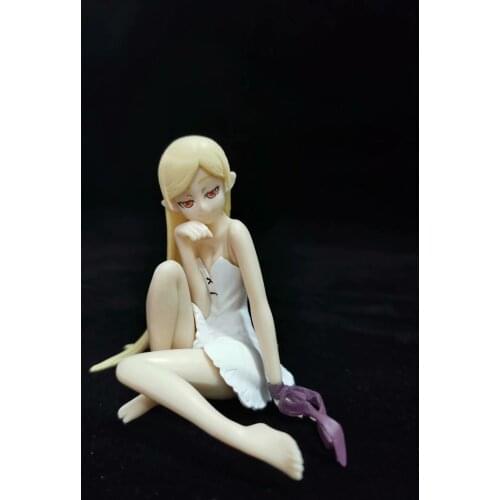 Japan Comic Anime Statue Story Monogatari Series Oshino Shinobu Sit Sexy Figure Model Toy