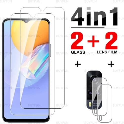 Screen Protector For vivo Y31 6.68 inch full cover tempered glass for vivo Y31 Y51 Y20 Y20i Y1s Y12 Y17 Y11 2019 camera film