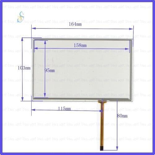 ZhiYuSun HST-TPA7.1G this is compatible 7inch Touch Screen glass resistive USB touch panel TOUCH SCREEN
