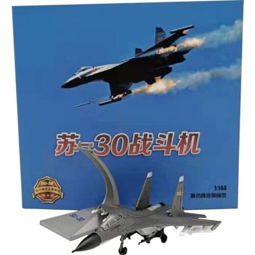 1/144 Scale Soviet Union Navy Army Su30 Fighter Aircraft Russia Airplane Models Adult Toys for Display Show Plane Gifts Show