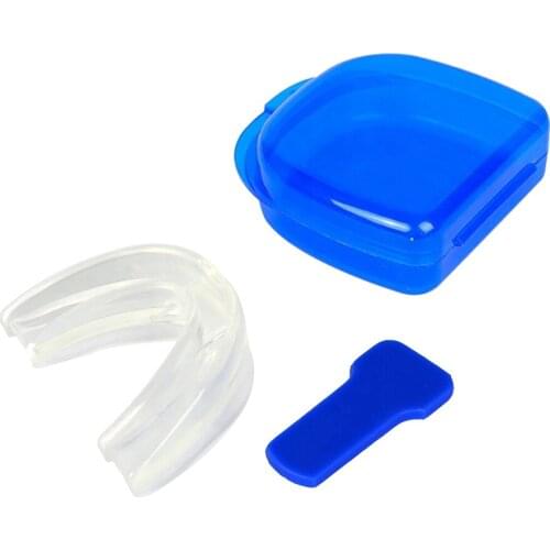 100Boxes/lot Professional Anti Snoring Equipment Stop Snore Mouthpiece Stop Bruxism Mouthguard