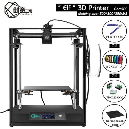 Creativity corexy3D ELF structure Elf 3D printer Kit high precision dual Z axis automatic return support BLTOUCH large area FDM