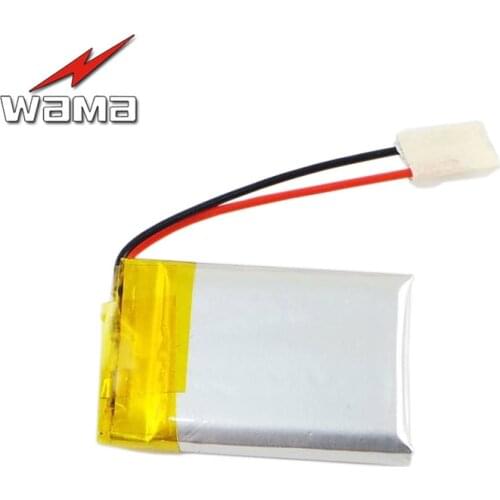 4pcs/lot Wama 402030 200mAh Li-Polymer Charging Protected 042030 3.7V Rechargeable Batteries for Bluetooth Speakers MP4 MP3