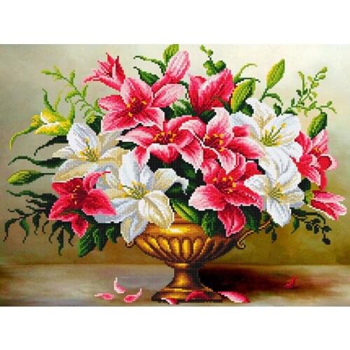 A18913 11CT/14CT/18CT/25CT/28CT Oil tea patterns Counted Cross Stitch DIY Cross Stitch Kits Embroidery Needlework Sets