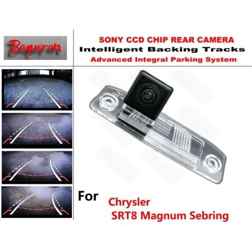 For Chrysler SRT8 Magnum Sebring CCD Car Backup Parking Camera Intelligent Tracks Dynamic Guidance Rear View Camera