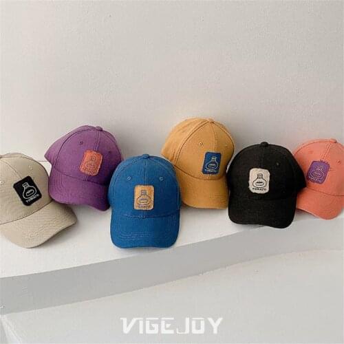 Autumn Fashion Baseball Hats For Kids Boys Girls Lovely Cartoon Light Bulb Baby Sun Hats Spring Summer Children Caps