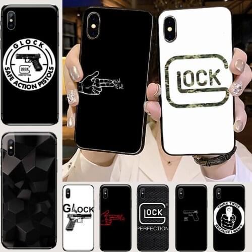 Glock Handgun Phone Case for iPhone 11 12 mini pro XS MAX 8 7 6 6S Plus X 5S SE 2020 XR