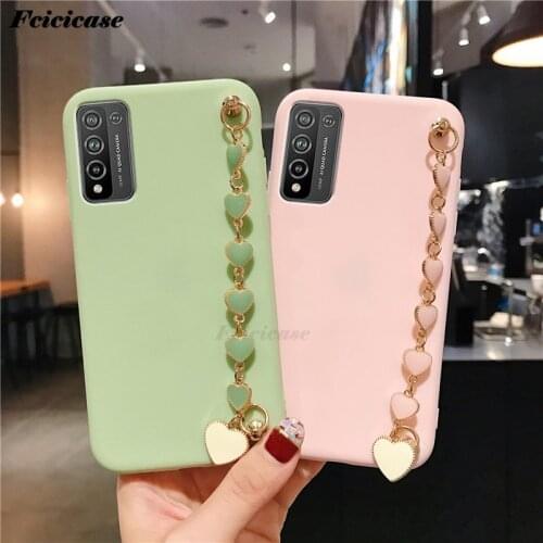 Love Bracelet Case For Huawei Honor 10X Lite Silicone Soft TPU Cover For Honor10X lite 10 X Lite Phone Bags