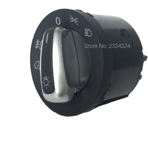 For VW Golf 5 6 Jetta 5 Passat B6 Touran Tiguan Caddy Chrome Headlight Switch 5ND 941 431 A 5ND 941 431A 5ND941431A