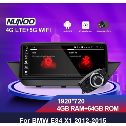 Nunoo 10.25 Inch Android 10.0 Car dvd player For BMW X1 E84 2012-2015 iDrive Car Stereo Radio Multimedia GPS Navigation IPS