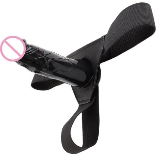 Hot Sale Big Sex Toy Wearable Penis Men Women Hollow Penis Panties Adult Erotic Sex Products Soft Dildo Adult Toys Hollow Dildo