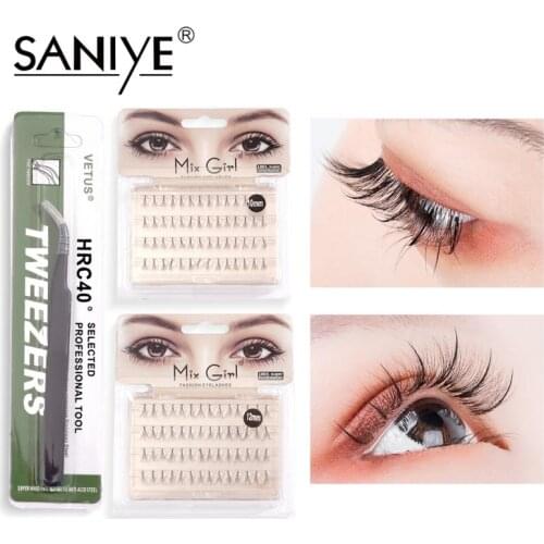 Professional Makeup Single Cluster Eyelashes Grafting False Eyelashes Grafting False Eyelashes Extend A Single Eyelash Bundle