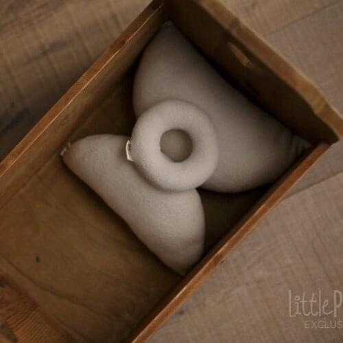 2pc Newborn Photography Props Posing Support Pillow Baby Boy Girl Photo Round Head Poser Props C5AF